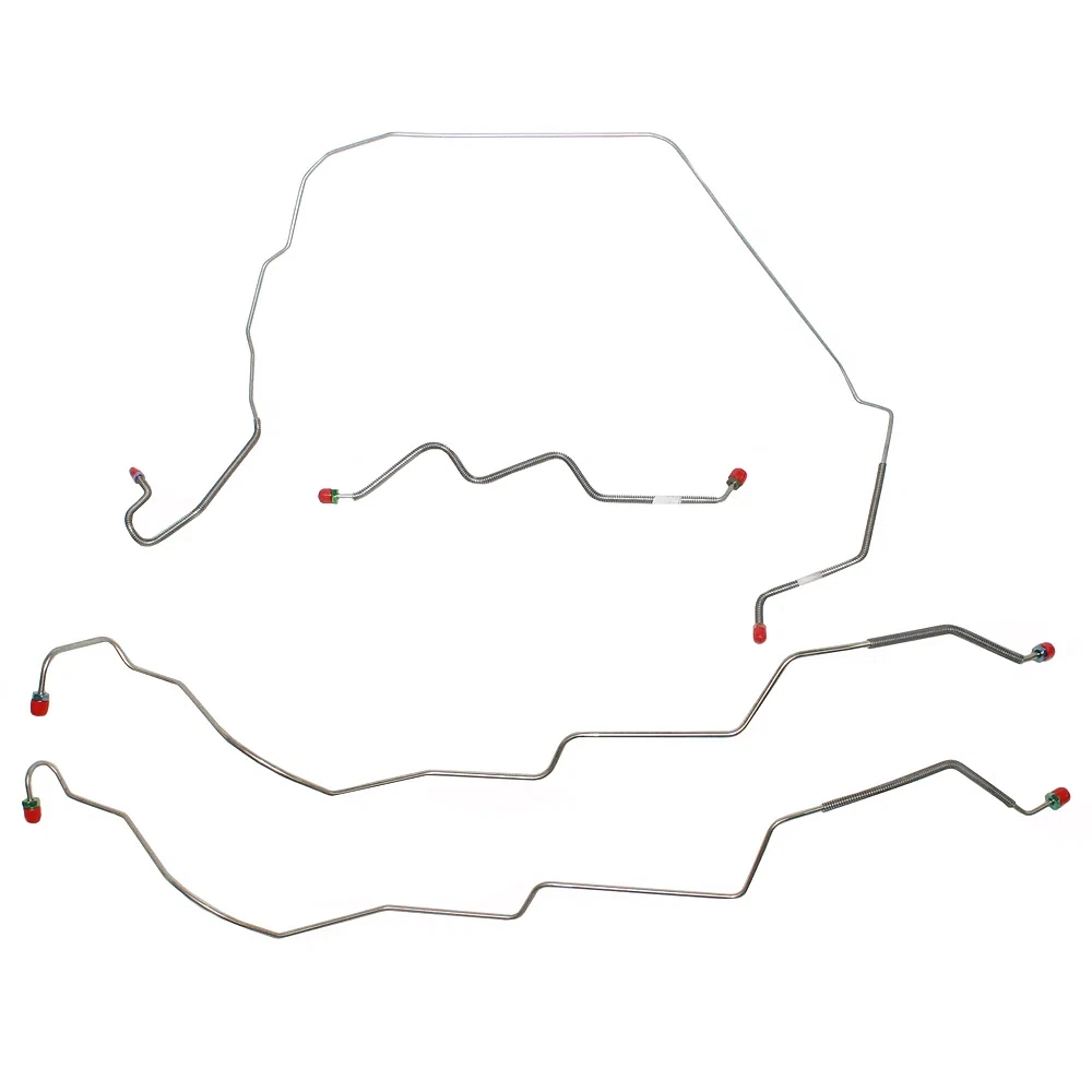 1995-1997 Chevy Astro Van Front Brake Line Kit w_o ABS Steel-TKT9501OM